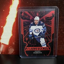 2020-21 Upper Deck Fluorescence JANSEN HARKINS Rookie Red Parallel Jets #F-4