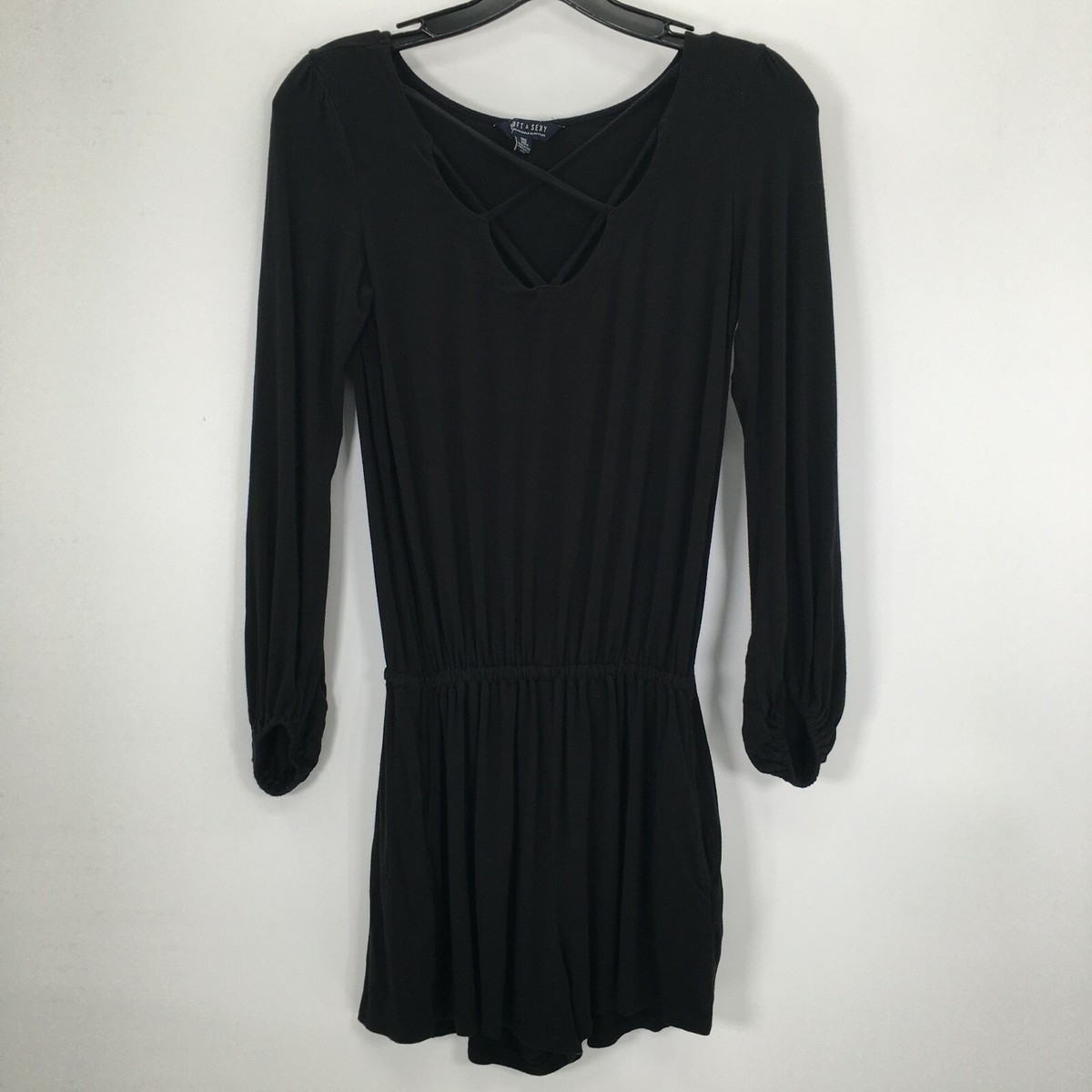 chinese dress ladies Buy American Eagle Womens U-0395-7364-001 Long-Sleeved Tiered Midi Dress,  BLACK, XL at Amazon.in main image 1