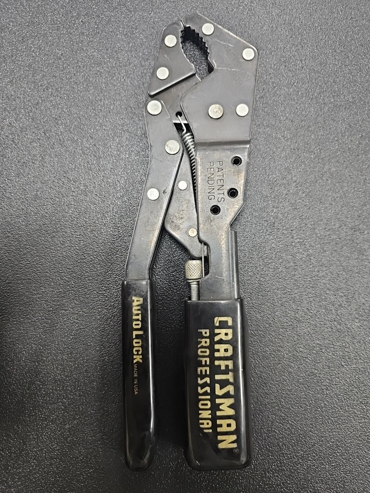 Craftsman 45309 Professional Auto Lock Pliers & 45029 RoboGrip Set USA