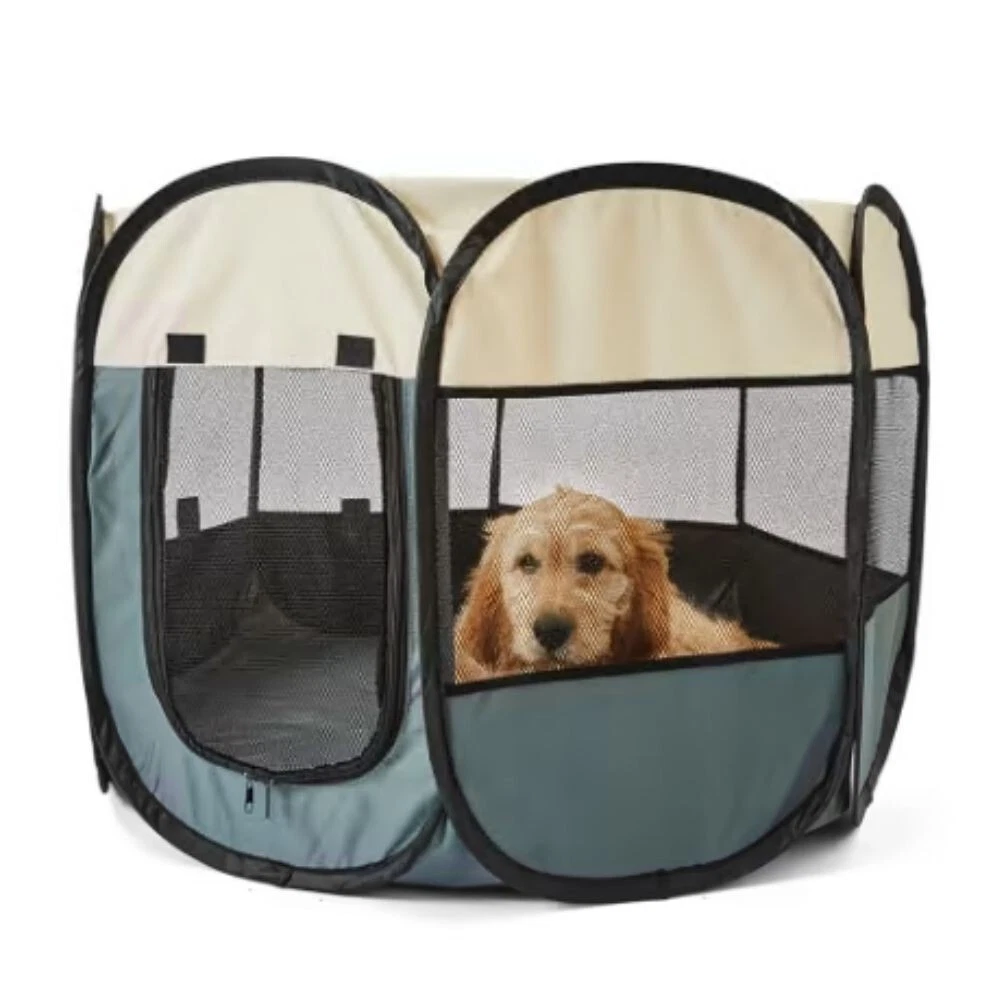 Foldable pet top playpen large