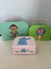 Magpie PARTY ANIMALS "Monkey Munching MaCarons" Nestling Cases set of 3 