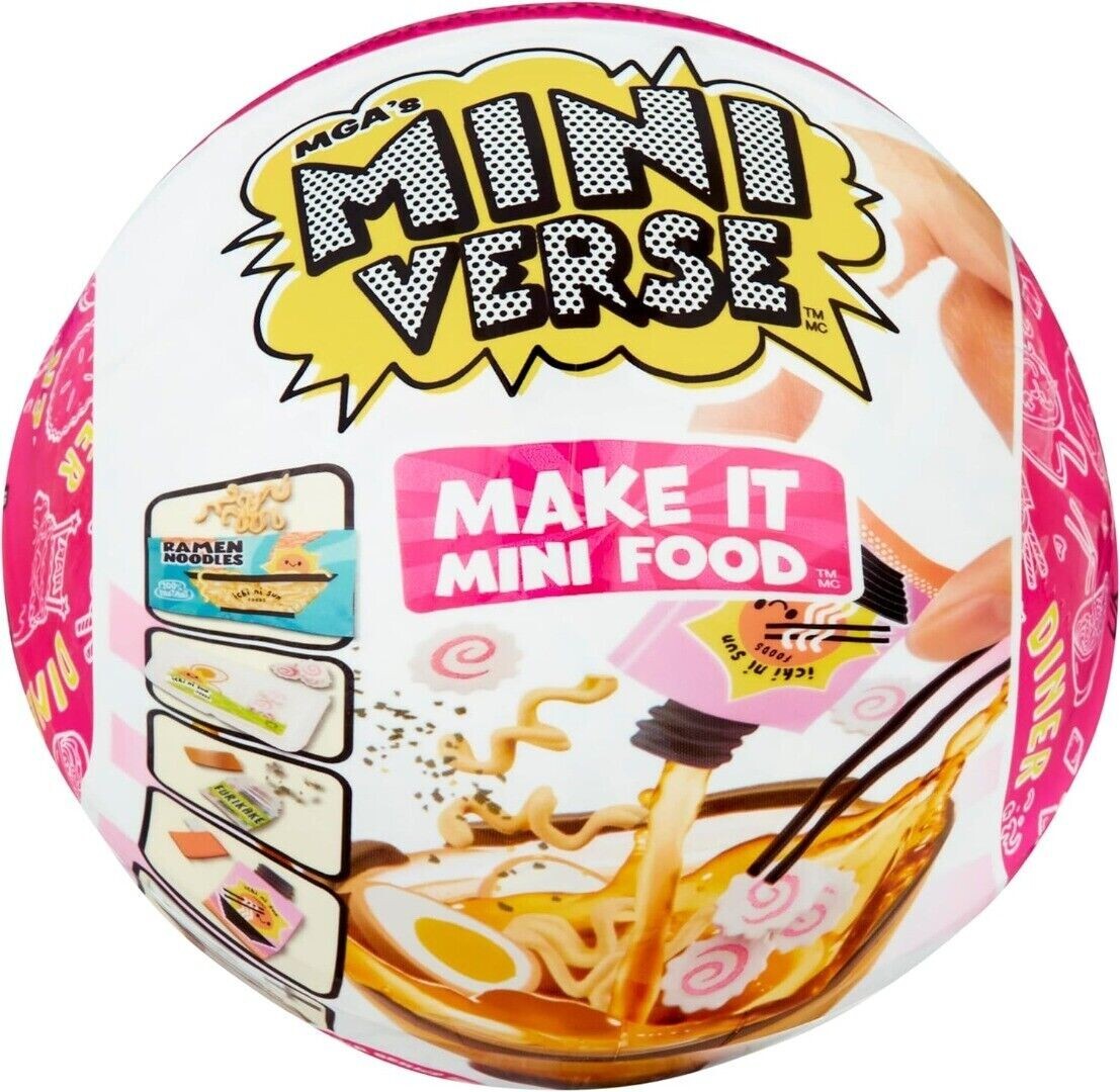 MGA's Miniverse Make It Mini Food Cafe 4 x Balls Series 2 eBay