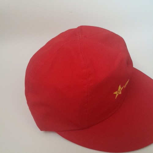 Vintage Carl's Jr Cap Hat Employee Made USA Lightweight Red Embroidered Snapback - Picture 3 of 8