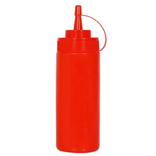 clear squeeze sauce bottle