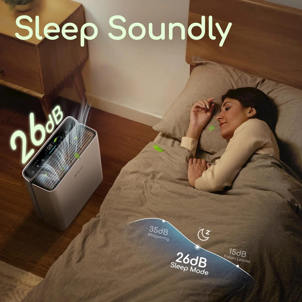 Air Purifier for Home Large Room Bedroom Up to 2000Ft² with PM2.5 Display A