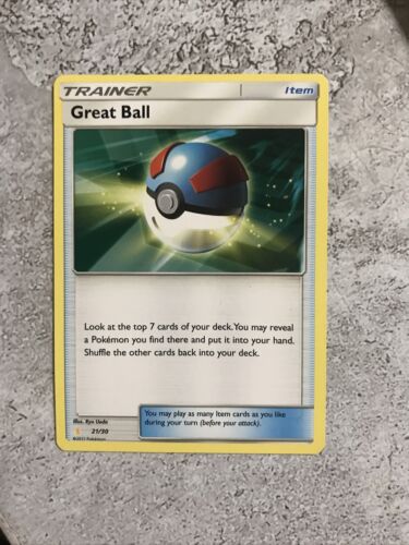 Pokémon TCG Great Ball Trainer Kit - Lycanroc & Alolan Raichu 21/30 Regular... - Afbeelding 1 van 2