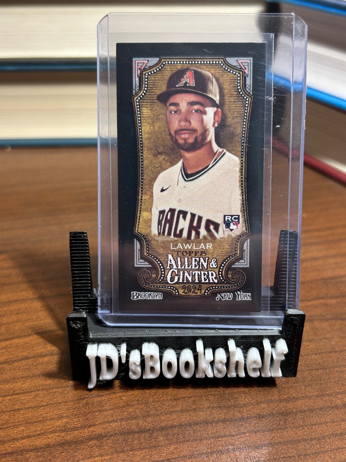 2024 Topps Allen & Ginter Mini Black Border #99 Jordan Lawlar (RC) Diamondbacks