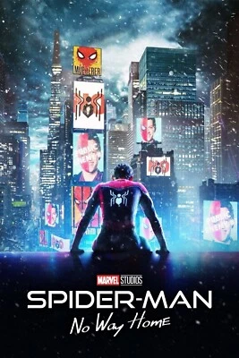 2021 Spiderman No Way Home Movie Poster 11X17 Doctor Strange Tom Holland🕷🕸🍿