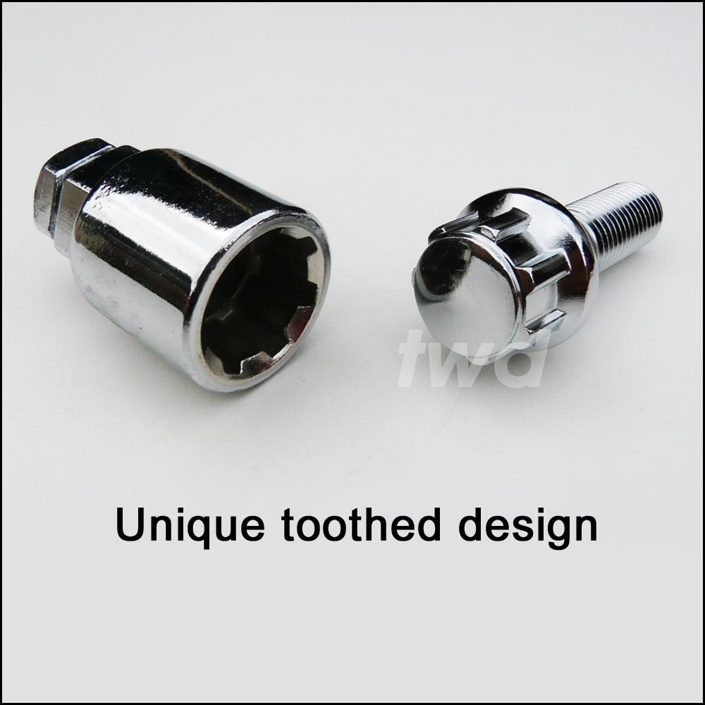 ALLOY WHEEL LOCKING BOLTS FOR VAUXHALL ASTRA (M12x1.5) STUD SCREW LUG