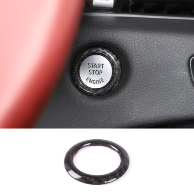 For Toyota Supra 2019-2022 One Button Start/Pause Trim Ring Carbon Fiber