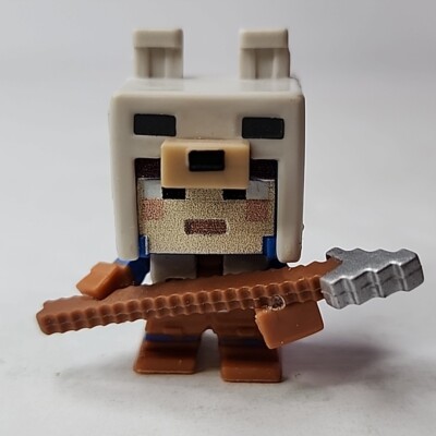 Minecraft Dungeons Mini Figures 1'' Valorie Spear Hex in Fur Armor Figure Mojang