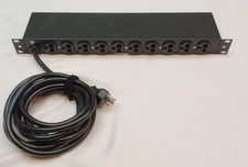 APC Black 20A - 10 Outlet Rack Mount PDU   AP9556