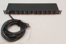 APC Black 20A - 10 Outlet Rack Mount PDU – AP9556