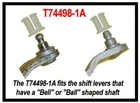 .SHIFT CABLE REPAIR CLIP(GM ONLY w/"Ball" or "Bell" shaft) T74498-1A PLEASE READ