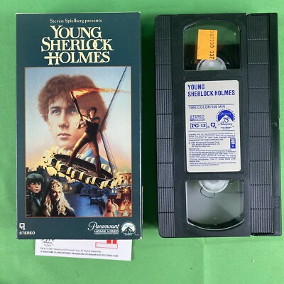 Young Sherlock Holmes 1986 VHS 1990 Paramount