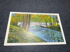 Hert Memorial Bridge Cherokee Park Louisville Kentucky Postcard￼