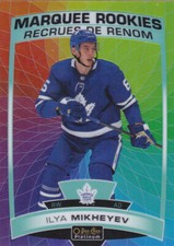 19/20 PLATINUM..ILYA MIKHEYEV..MARQUEE ROOKIES..COLOR WHEEL..SP.#171.MAPLE LEAFS