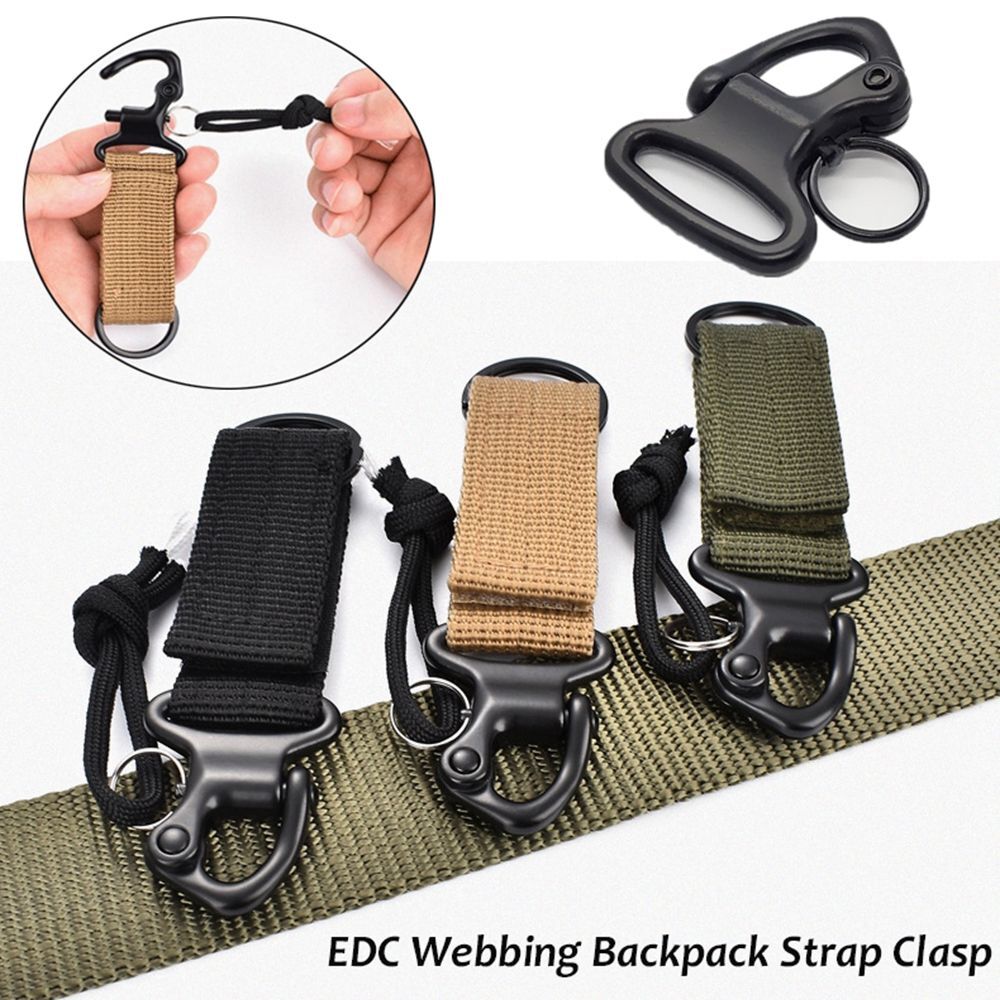 Molle Gear Carabiner Clip – T-Mount Belt Clip For Backpacks, Vests & Tactical Gear