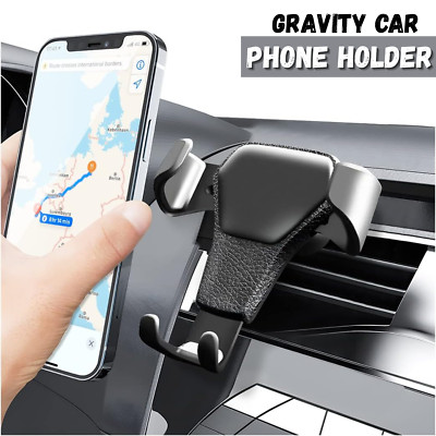 Universal Gravity Car Holder Mount Air Vent Stand Cradle For Mobile Cell Phone