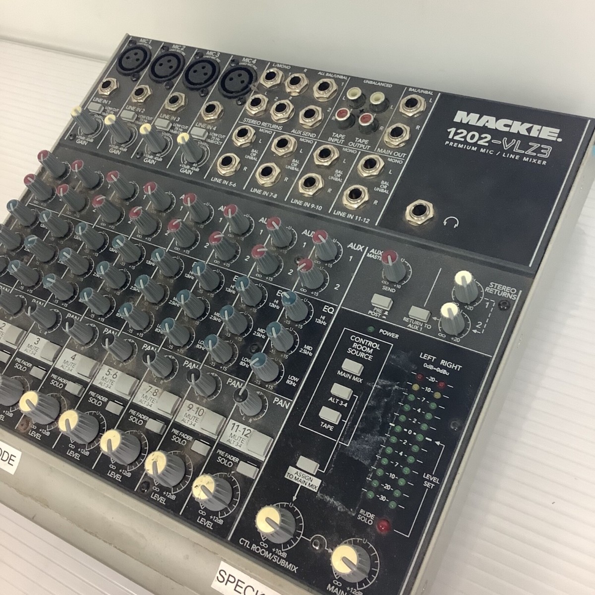 Mackie 1202VLZ 12 Channel Mic Line Mixer for sale online | eBay