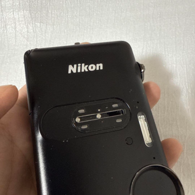 Used] Nikon Coolpix s1200pj Black Compact Digital Camera tested