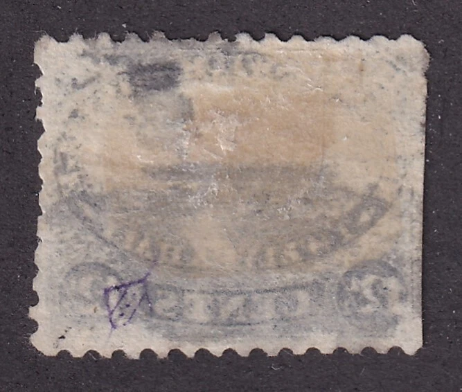 MATT'S STAMPS SCOTT NEW BRUNSWICK #10, 12.5-CENT STEAM & SAILING SHIP USED CV$75 - Image 2 of 3