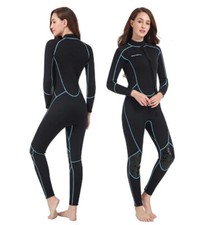 Seaskin Womens 3mm Wetsuit Fullsuit M for Diving Swimming Snorkeling Surfing NEW