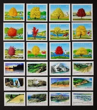 CANADA 1993-1994, Trees, National Parks set of 24 in two complete sets Mint NH