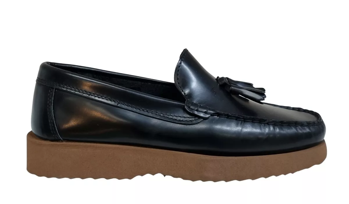 ICON LAB Men s Black Art 2100 Brushed Leather Shoe MADE IN ITALY