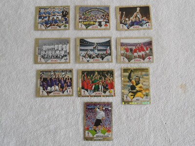 Panini 2018 World Cup Legends Complete Set Of 10 Stickers Maradona Pele