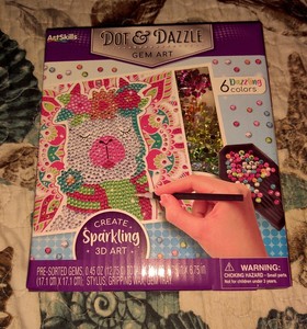 Dot & Dazzle Gem Art Set. Sparkling 3D Art. | eBay
