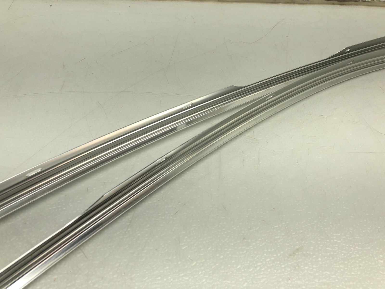 2014-2017 MASERATI GHIBLI S Q4 LEFT RIGHT ROOF WINDOW MOLDING TRIM CHROME OEM.
