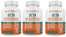 3 Bottle Beta Sitosterol 800mg Prostate Support Urinary Bladder KRK Supplements