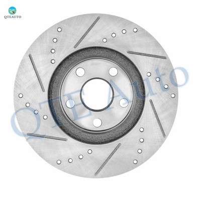 Front Drilled Slotted Brake Disc Rotors 275mm For 2003-2008 Toyota Matrix
