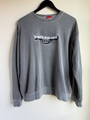 Full Send Men's Medium Gray Crewneck Sweatshirt  Pullover EUC