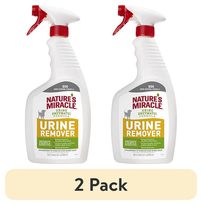 (2 Pack) Nature S Miracle Dog Urine Remover Enzymatic Formula, for Carpet, Hard 