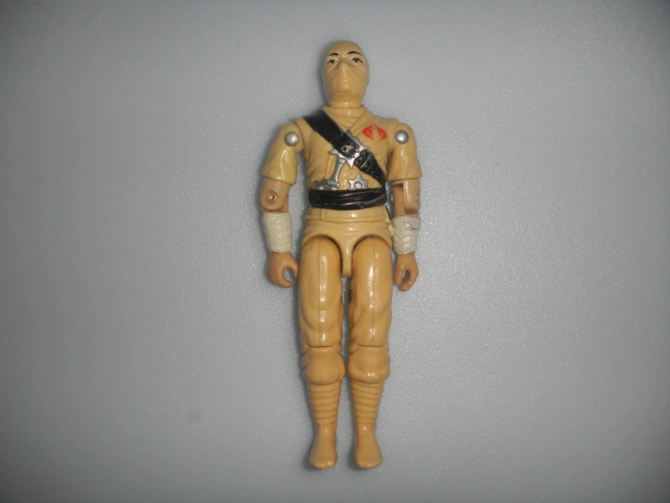 1984 Cobra Storm Shadow v1 Фигурка Ниндзя и Рюкзак Винтажный G.I. GI Joe 3,75 ARAH - Изображение 2 из 4