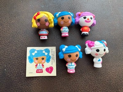 Micro Mini MGA Lalaloopsy Tinies Puppen ein Sticker selten Rarität Figuren Konvolut