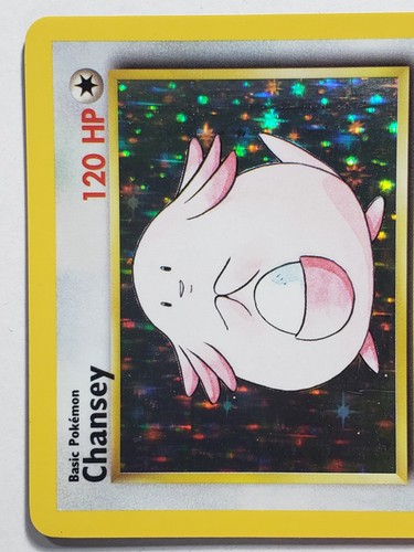 HOLO Chansey 3/102 NM - 1999 Base Set Pokemon Card $2 Combined Shipping - Picture 3 of 10