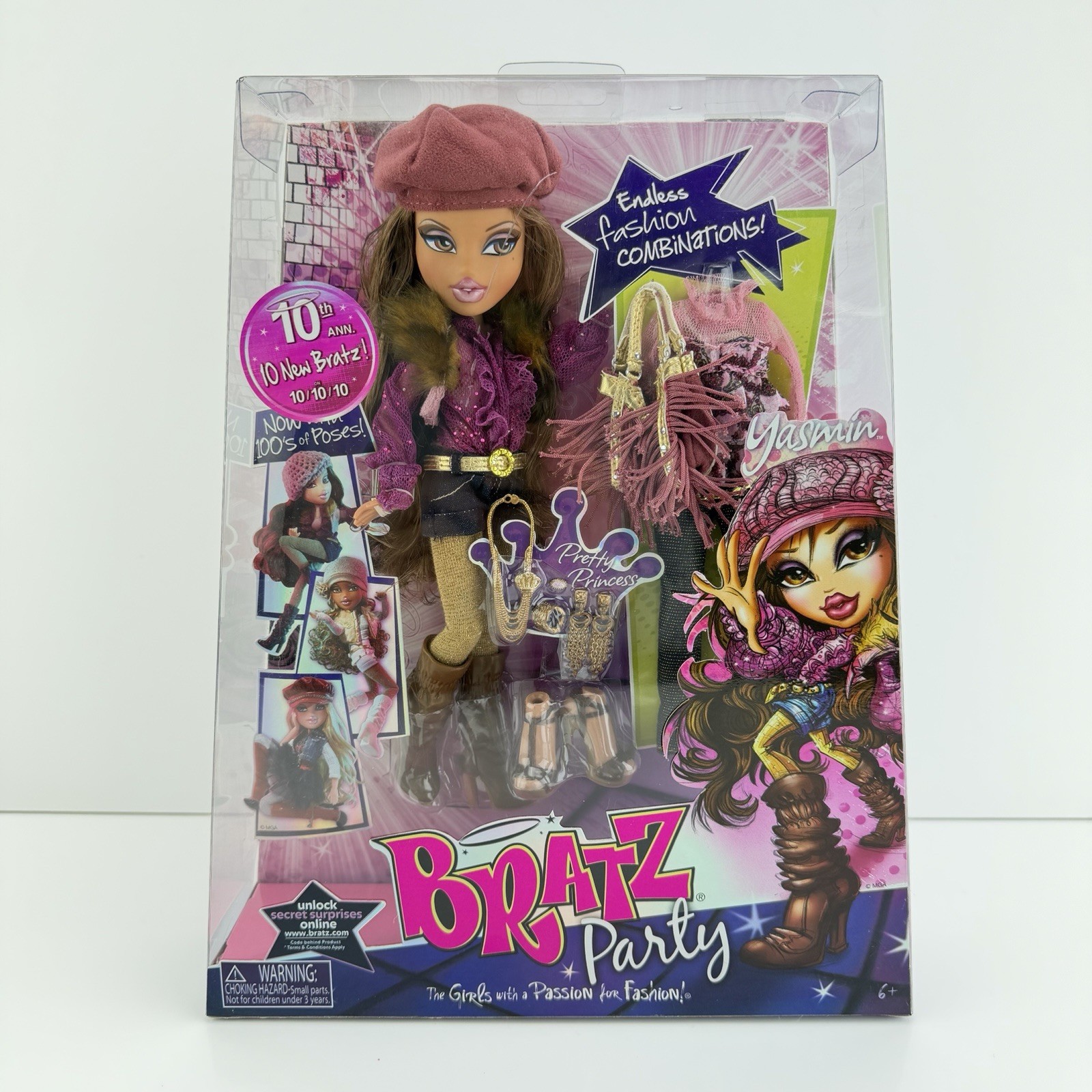 Bratz 2010 YASMIN PARTY 10TH ANNIVERSARY MGA Fashion Doll RA