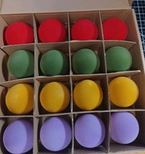 3.15" Velvet Christmas Ornaments Balls 16Pcs Xmas Tree Ball Bauble Hanging Decor