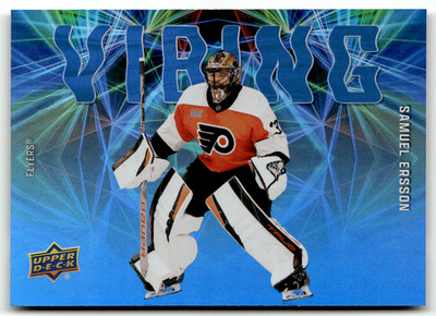 Upper Deck Series 2 NHL 2025-26 No. VB-5 Samuel Ersson Vibing
