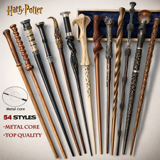 Varita mágica de Harry Potter núcleo de metal Dumbledore Hermione Voldemort utilería para disfraces