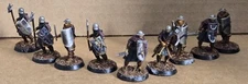 Pro-Painted MEN AT ARMS UNIT x 9 Halberds Highlands 32mm Miniature War Gaming