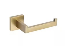 Wall Mounted Toilet Paper Holder Extended Tissue Holder/ Brushed Gold