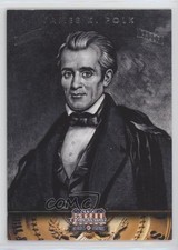 2012 Panini Americana Heroes & Legends Silver Proof 21/50 James K Polk #11 7ov