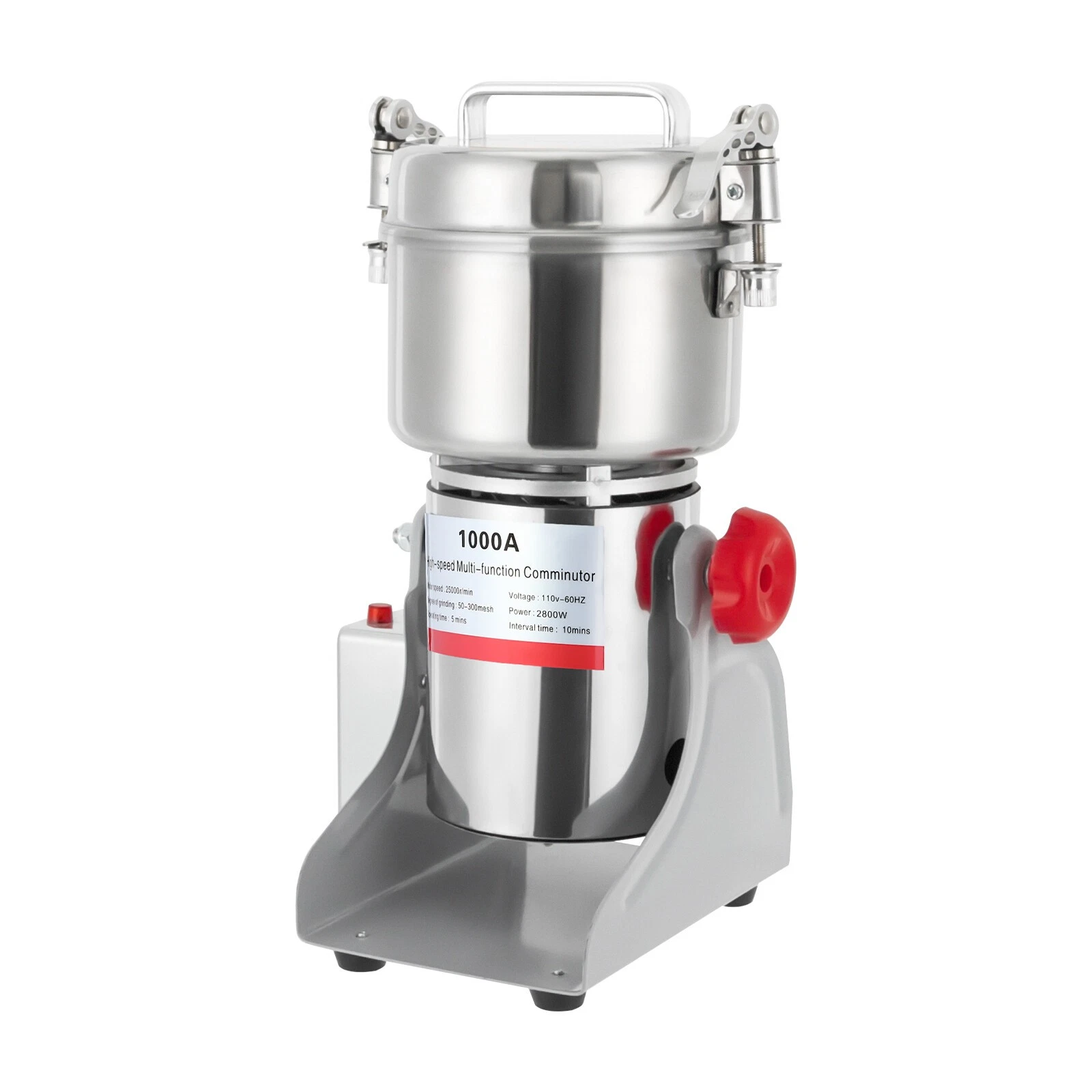 1000g Electric Grain Grinder Spice Mills Commercial Superfine Powder Pulverizer