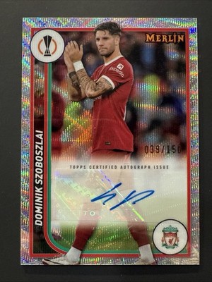 2023-24 Topps Merlin DOMINIK SZOBOSZLAI Wave Refractor Auto SSP