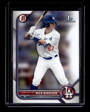 Nick Biddison 2022 Bowman Draft 1st #BD-165 Los Angeles Dodgers BASEBALL ROOKIE