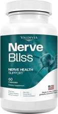 Valdivia NerveBliss 60 Capsules Nerve Support Supplement Made in USA